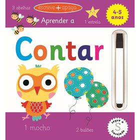 Escreve E Apaga - Aprender A Contar - 1º Ano De Elizabeth Golding