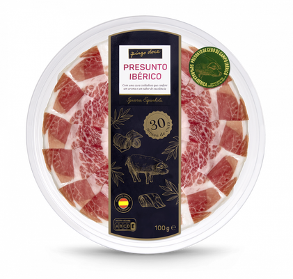 Presunto Ibérico 30 Meses De Cura Pingo Doce Iguarias 0.1Kg