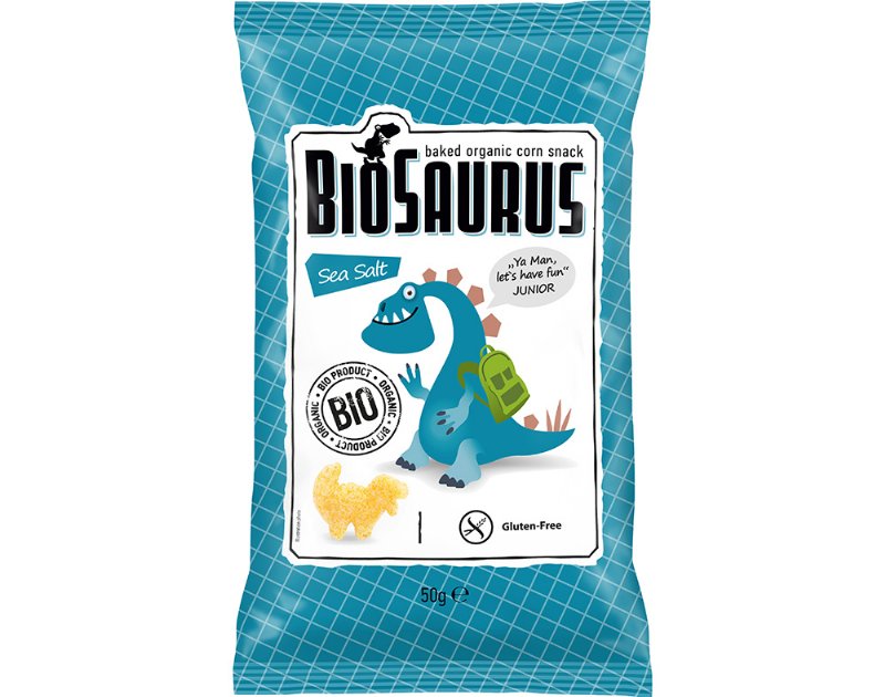 Snack Biosaurus Milho No Forno Sal Bio 50 g