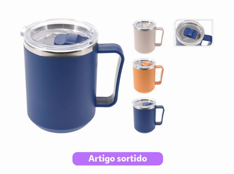 Caneca Térmica 420 ml Cores Sortidas