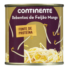 Rebentos De Feijão Mungo Sem Glúten Continente 222 gr (Peso Escorrido 110 gr)