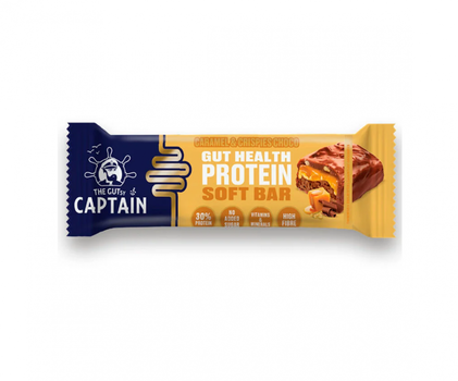 Barra De Proteína Com Caramelo E Choco Crispies The Gutsy Captain 0.045Kg