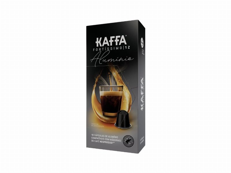 Cápsulas Kaffa Compatível Nespresso Café Fortissimo Intensidade 12 10Un