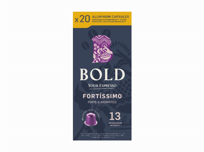 Cápsulas Café Bold Fortissimo Compatível Nps 20Uni