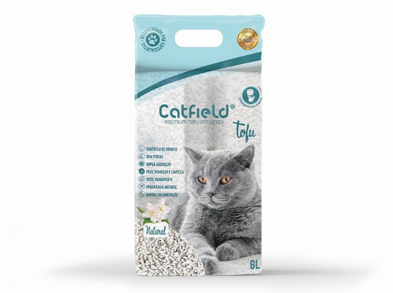 Areia Para Gato Catfield Tofu 6 l
