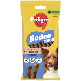 Snack Para Cão Rodeo Duos Vaca E Queijo Pedigree 120 g (7 Un)