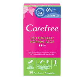 Pensos Diários Cotton Feel Normal Aloe Carefree 30 Un