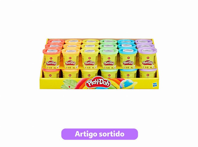 Pote 85 g Play-Doh Cores Sortidas