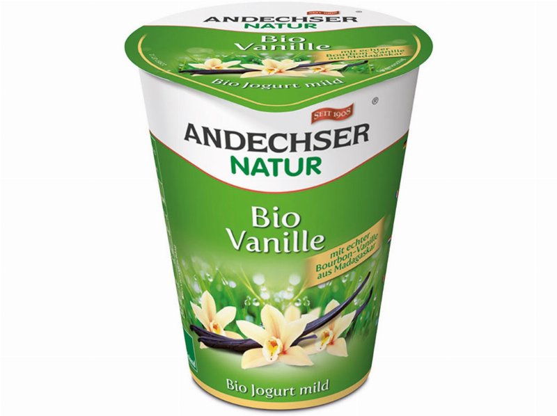 Iogurte Andechser Biológico Baunilha 400 g