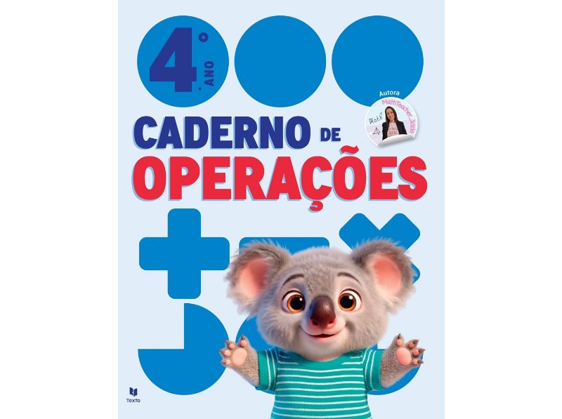 Livro Caderno De Operações 4 - Matemática 4º Ano