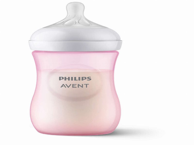 Biberão Avent Natural Response Rosa 260 ml