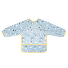 Babete Com Mangas Azul Badabulle