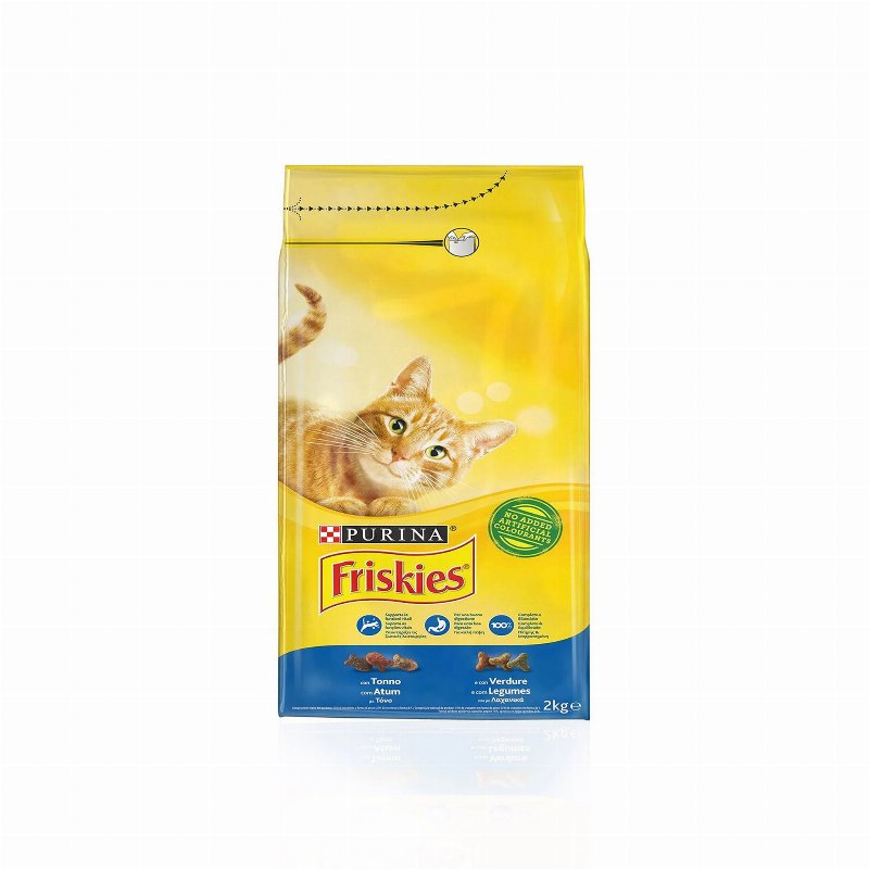 Purina Friskies Ração Para Gato Adulto Com Atum E Legumes 2 kg