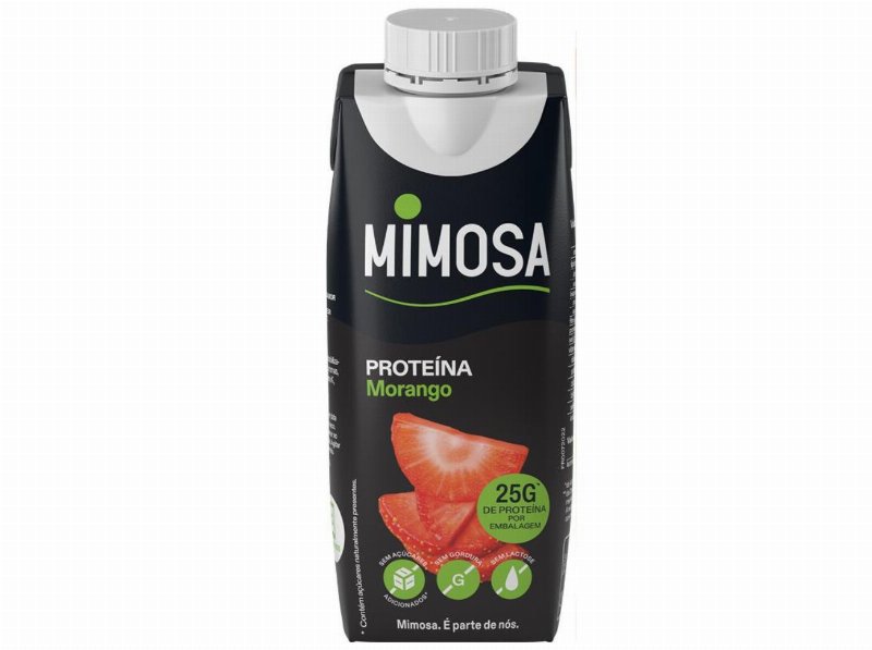 Leite Sem Lactose Mimosa Morango Mais Proteãna 250 ml