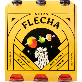Sidra Com Álcool Manga E Maracujá Flecha 6 X 33 cl