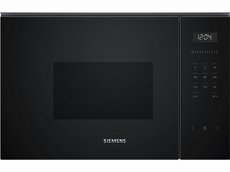 Micro Ondas De Encastre Siemens Bf525Lmb1 Preto 20 l