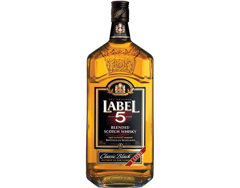 Whisky Label 5 Novo Blended 1 l