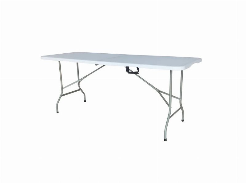 Mesa Dobrável Auchan Branco 180X70X74Cm