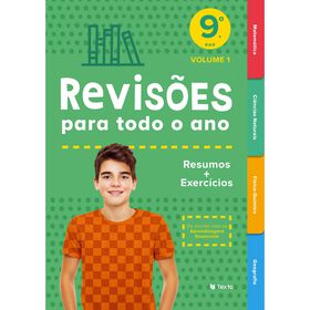 Revisões Para Todo O Ano 9.º Ano (Volume 1)