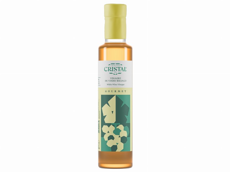 Vinagre Vinho Branco Cristal 8% Acidez 250 ml
