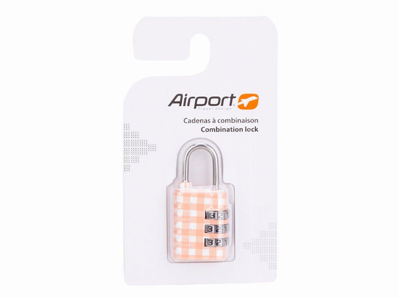 Cadeado De Código Airport Coral Para Bagagem