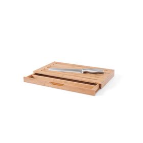 Conjunto Tábua Bambu 41X23Cm E Faca Inox Kasa
