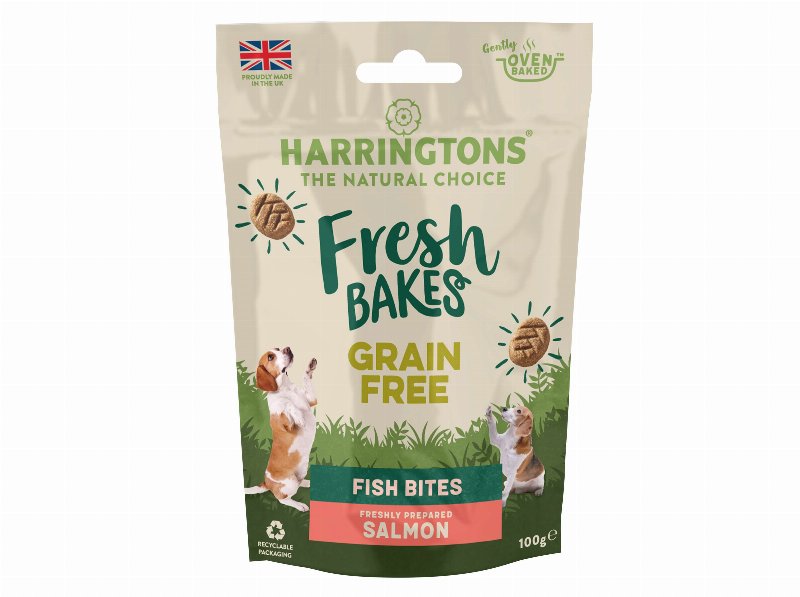 Snacks Para Cão Harringtons Sem Cereais Salmão 100 g