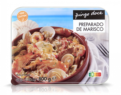 Preparado De Marisco Sem Glúten Congelado Pingo Doce 0.8Kg