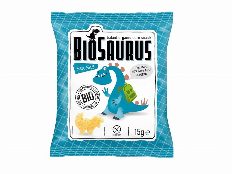 Snack Biosaurussal Milho No Forno Marinho Bio 15 g
