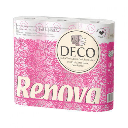 Papel Higiénico Deco 4 Folhas 9 Rolos Renova 9Un