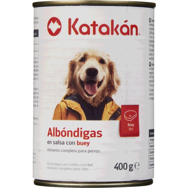 Comida Húmida Para Cão Almôndegas Em Molho De Boi 400 g