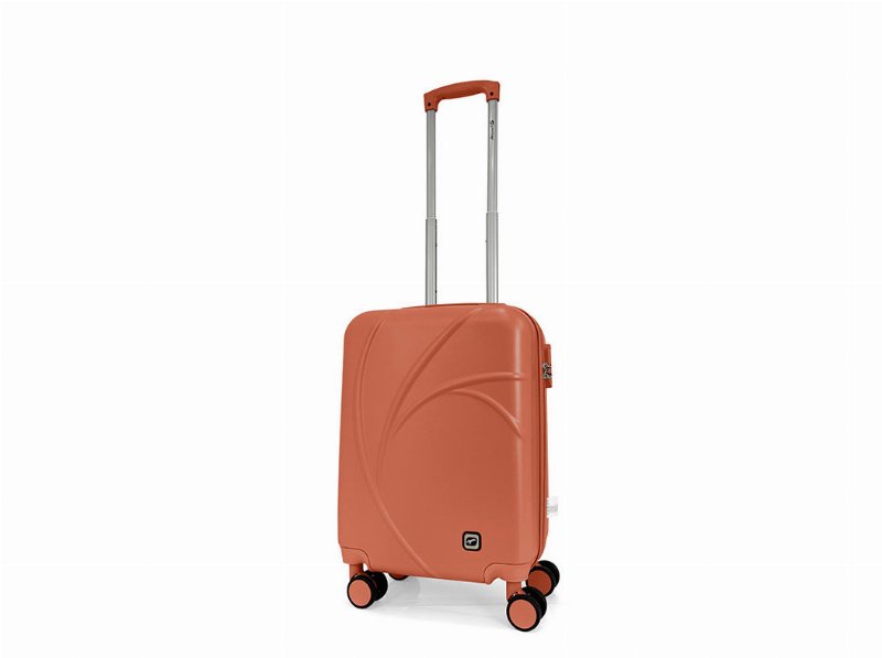 Mala De Cabine Rígida Airport Blossom Terracota Com 4 Rodas 55 X 36 X 20 Cm
