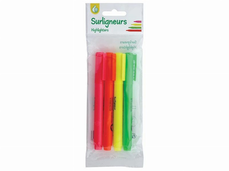 Conjunto De 4 Sublinhadores Polegar