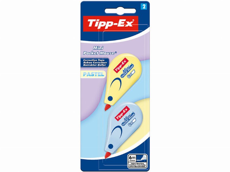 Fita Corretora Mini Tipp-Ex Mini Pocket Mouse 2Un