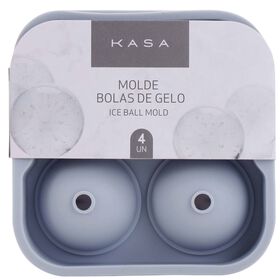 Conjunto 4 Moldes Bolas De Gelo Kasa