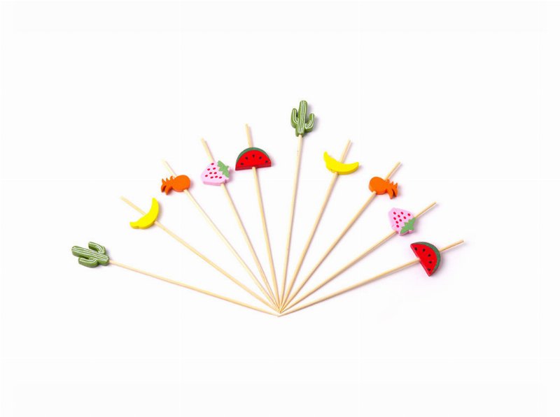 Sticks Em Bamboo Actuel Frutos 12Cm 20 Unidades