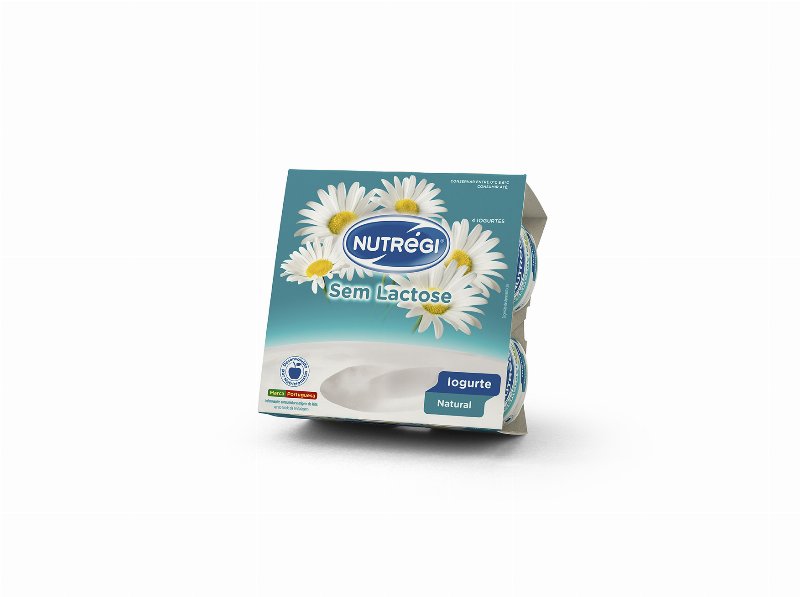 Iogurte S/Lactose Nutrégi Natural 4X120 g