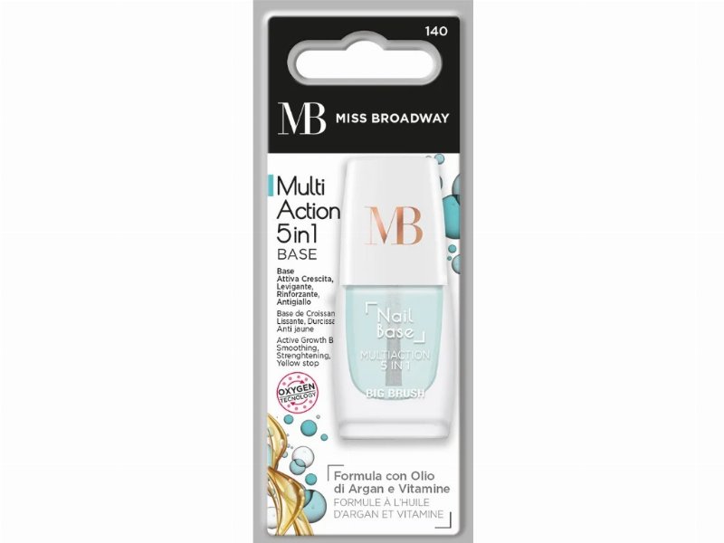 Verniz Mb Milano Base Transparente 5 Em 1Un
