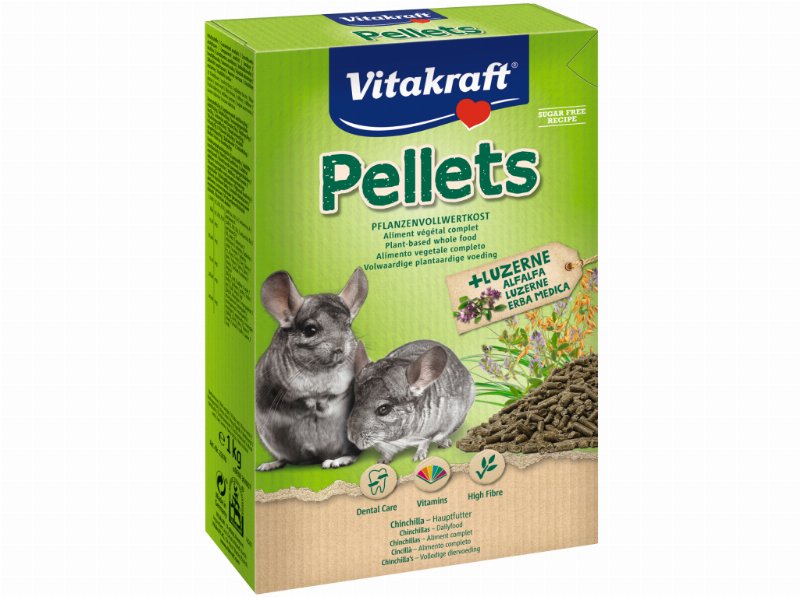 Alimento Para Chinchila Vitakraft Pellets 1 kg