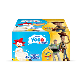 Iogurte Aroma Morango Infantil Yoco 400 gr (4 Un)