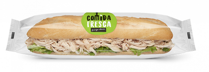 Sandes De Frango Assado Comida Fresca 0.422Kg