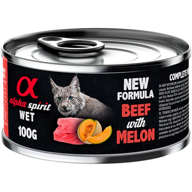 Alimento Húmido Para Gato Bife E Melão 100 g