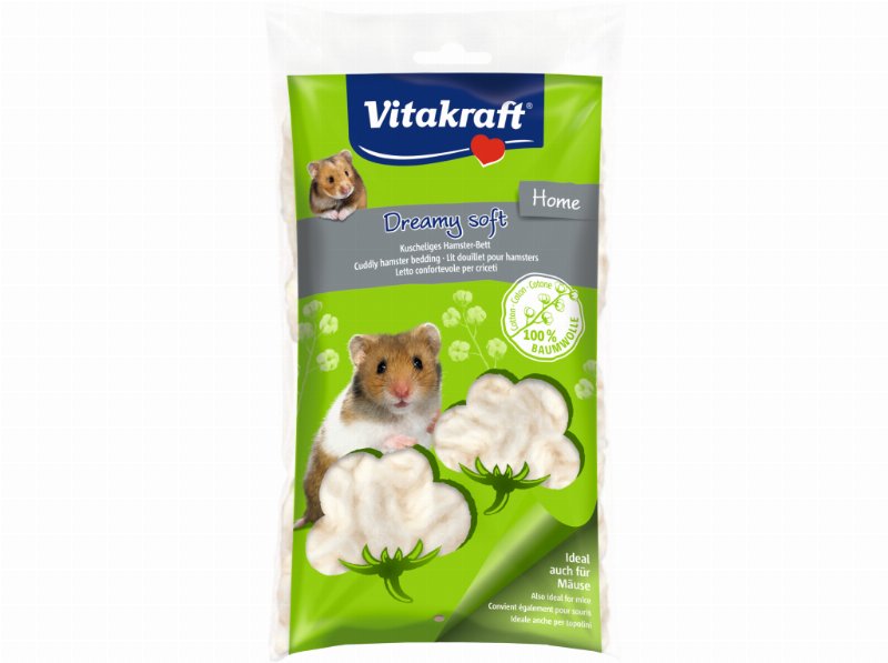 Cama Suave Para Hamster Vitakraft Dreamy Soft 20 g