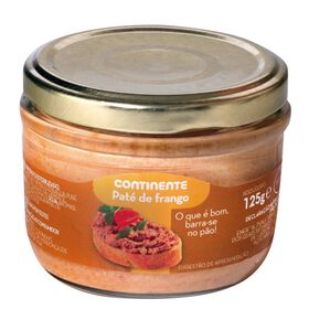 Patê De Frango Continente 125 gr (Peso Escorrido 125 gr)