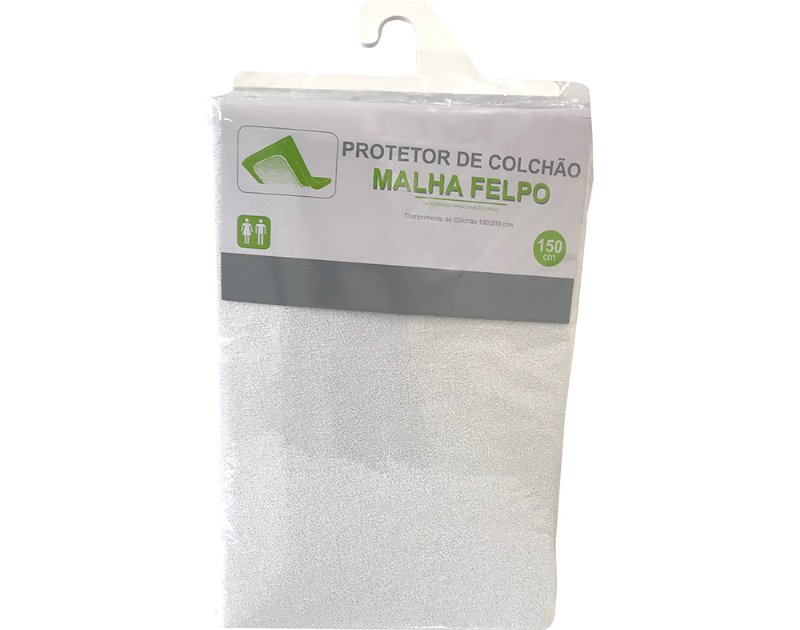 Protetor Colchão Felpo 80%Algodão 20%Poliestiester 150X200X25Cm