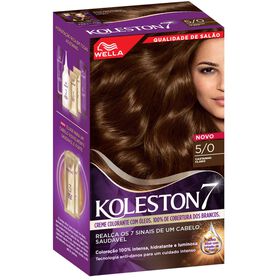 Coloração Permanente Castanho Claro 5.0 Koleston 1 Un