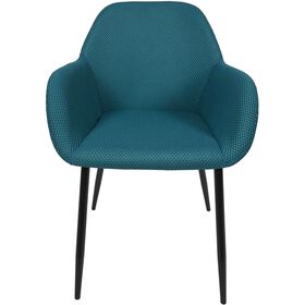 Conjunto De 2 Cadeiras Com Braços Azul Atom