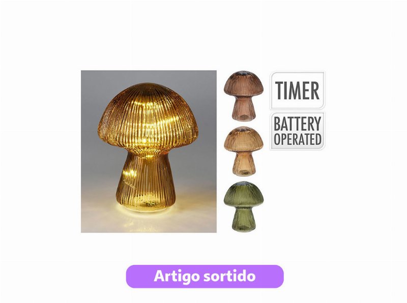 Candeeiro 19X19X25Cm Cores Sortidas