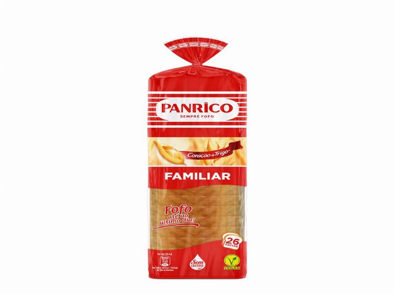 Pão Panrico Forma Branco Com Côdea 750 g