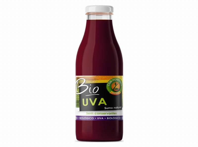 Sumo De Uva Preta Natural Biológico 1 l